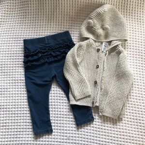 6-9 months pants  and 9 months sweater